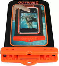 Charger l&#39;image dans la galerie, Model Back: Seawag Sac De Plage Seawag Black &amp; Orange Waterproof Case 5.7
