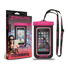 Charger l&#39;image dans la galerie, Model Back: Seawag Sac De Plage Seawag Black &amp; Pink Waterproof Case 5.7
