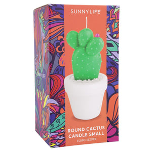 Image 02: Sunnylife Bougies Round Cactus Candle Small