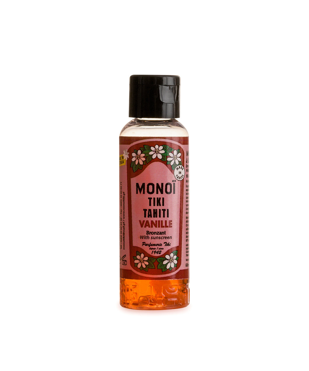 Product Front: Tiki Solaire Monoi Tiki Vanille 60Ml