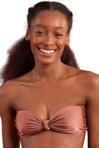 Top Shimmer-Copper Bandeau-Joy