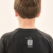 Charger l'image dans la galerie, Image 04: Uv Line T-Shirt Acqua Qr Code Preto Upf50+
