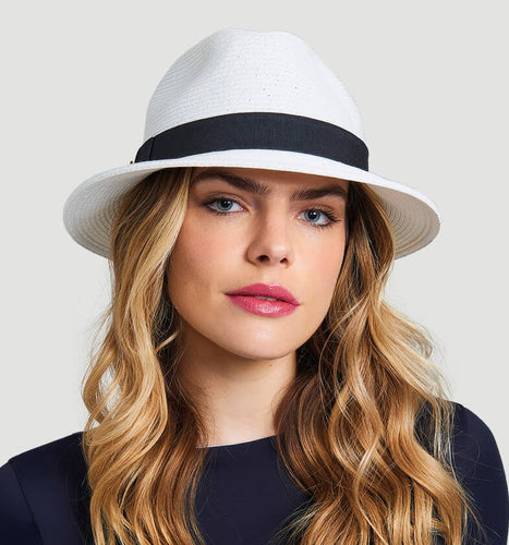 Model Front: Uv Line Chapeau Panama Chapeu Shanghai Imp Uni Branco/Preto