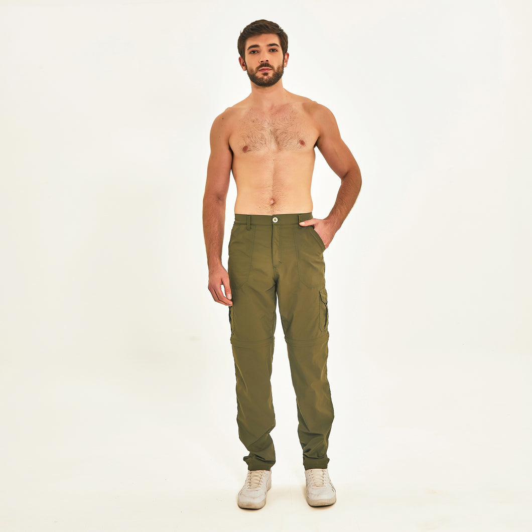 Model Front: Uv Line Fitness Bas Chelsea Verde Militar Upf50+