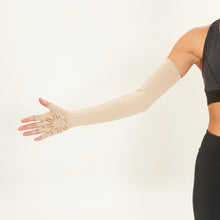 Charger l&#39;image dans la galerie, Image 05: Uv Line Gants Extra Long Glove Chocolate Upf50+

