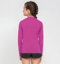 Charger l&#39;image dans la galerie, Model Back: Uv Line T-Shirt Kids Fpu50+ Uvpro Long Sleeve T-Shirt Pink Uv
