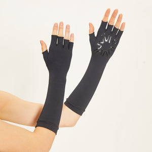 Image 05: Uv Line Gants Long Gloves Fpu50+ Black Uv