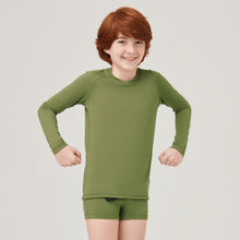 Charger l&#39;image dans la galerie, Image 02: Uv Line T-Shirt Longsleeve Uvrpo Inf Verde Militar Upf50+
