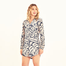 Charger l&#39;image dans la galerie, Image 02: Uv Line Vêtement De Plage Shirtdress Costela Aco Off White Upf50+
