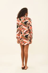 Model Back: Uv Line Vêtement De Plage Shirtdress Mangara Upf50+