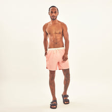 Charger l&#39;image dans la galerie, Model Front: Uv Line Bermuda / Short Pour Homme Shorts Boxer Rose Upf50+
