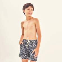 Charger l&#39;image dans la galerie, Model Front: Uv Line Maillot De Bain Garçon Shorts Kids Costela Aco Upf50+
