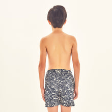 Charger l&#39;image dans la galerie, Model Back: Uv Line Maillot De Bain Garçon Shorts Kids Costela Aco Upf50+
