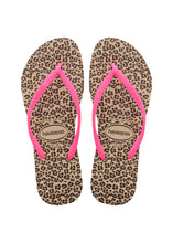 Charger l&#39;image dans la galerie, Havaianas Slim Animals Sandgrey/Pink
