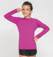 Charger l&#39;image dans la galerie, Kids FPU50+ Uvpro Long Sleeve T-Shirt Pink Uv
