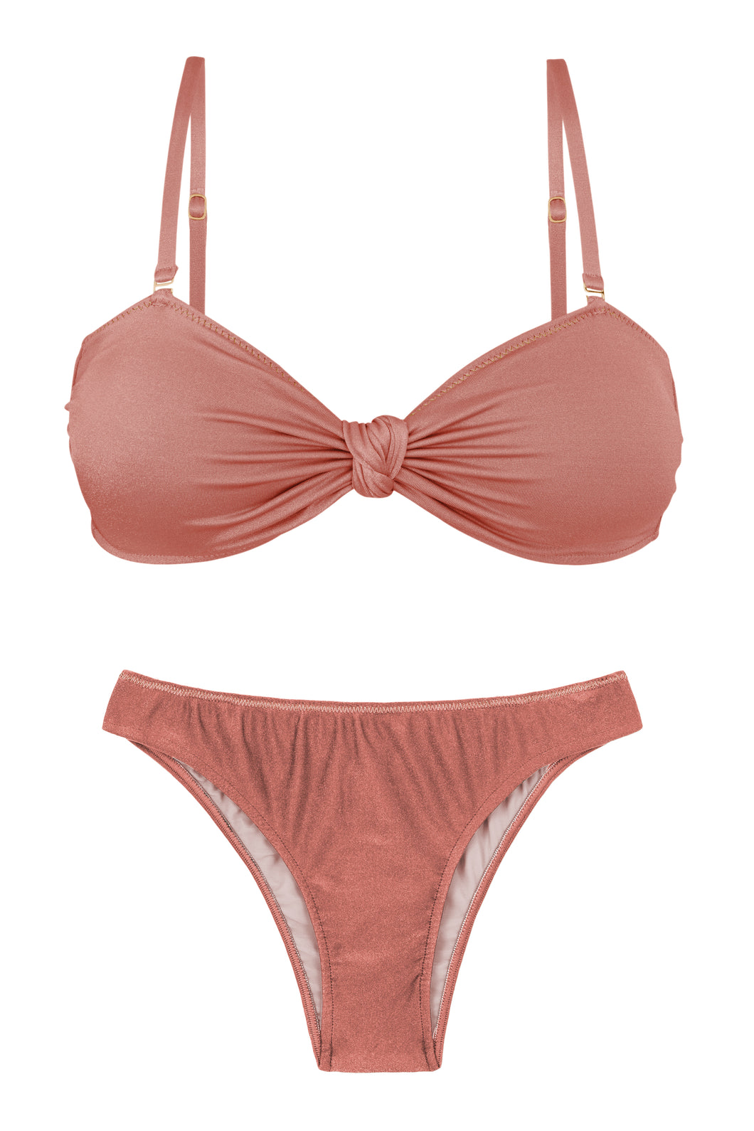 Set Shimmer-Copper Bandeau-Joy Essential