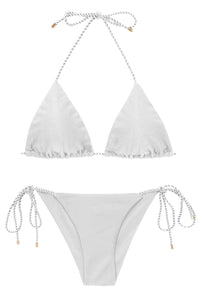 Set Shimmer-White Tri-Inv Cheeky-Tie