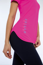 Charger l&#39;image dans la galerie, T-Shirt Skin Fit Inspiracionais Pink Choque
