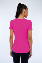 Charger l&#39;image dans la galerie, T-Shirt Skin Fit Inspiracionais Pink Choque
