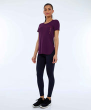 Charger l&#39;image dans la galerie, T-Shirt Skin Fit Inspiracionais Roxo
