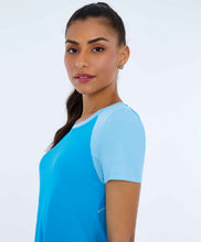 Charger l&#39;image dans la galerie, T-Shirt Skin Fit Recortes Sport Azul Vivid
