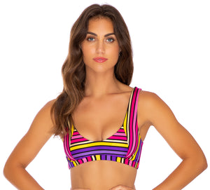 Top Party Ruched Multicolor