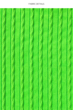 Charger l&#39;image dans la galerie, Wavy Ruched Que Sera Sera Neon Lime
